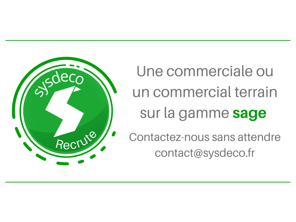 sysdeco recrutement commercial